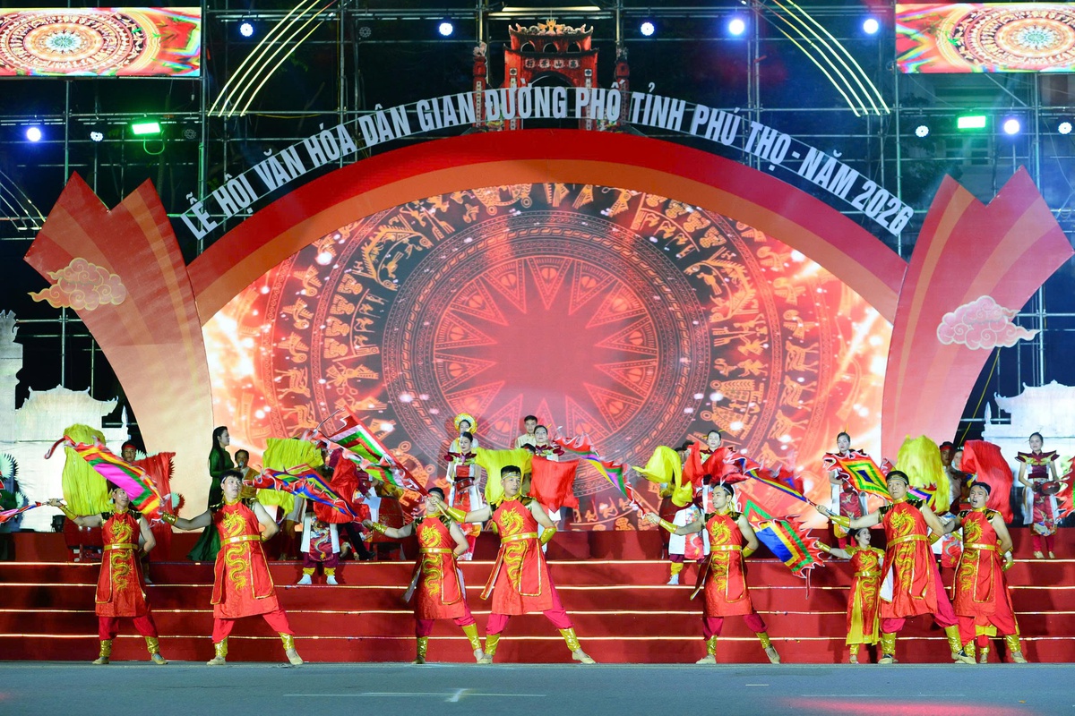 Phú Thọ bừng sáng đêm hội di sản "Thanh âm nguồn cội"- Ảnh 2.