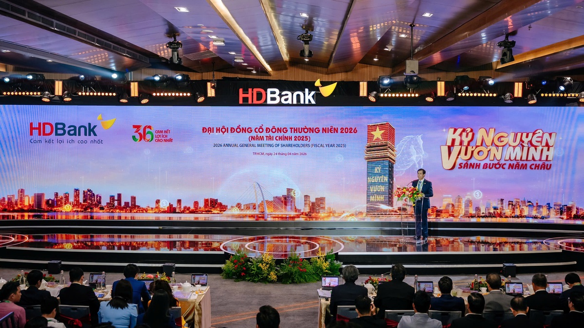 Đại hội đồng cổ đông HDBank 2026: Lợi nhuận kế hoạch tăng 41%, quy mô tiệm cận 1,2 triệu tỷ đồng- Ảnh 1.