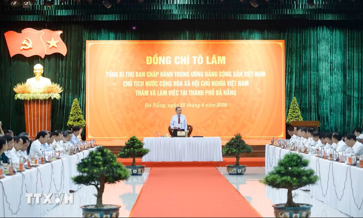 Tổng Bí thư, Chủ tịch nước Tô Lâm: Xây dựng Đà Nẵng thành 1 cực tăng trưởng lớn- Ảnh 1.