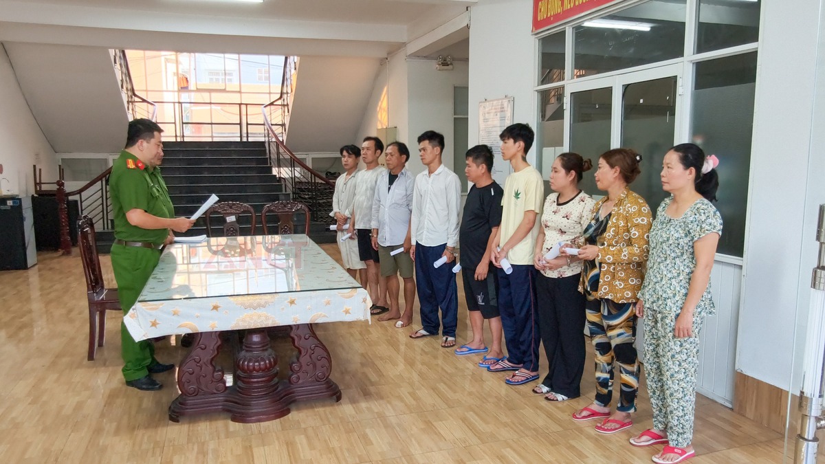 Triệt phá băng nhóm cướp giật thứ 2 tại Tân Huê Viên, khởi tố 10 bị can- Ảnh 1.
