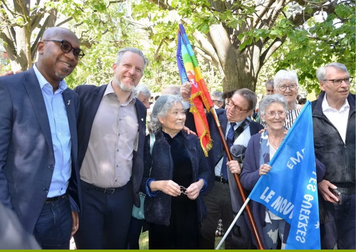 Memorial to Agent Orange Victims Inaugurated in France- Ảnh 2.
