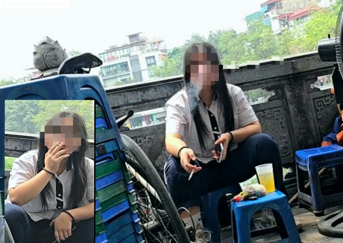 Hà Nội: Học sinh tụ tập hút thuốc quanh cổng trường, đi xe máy không đội mũ bảo hiểm- Ảnh 8. Hà Nội: Học sinh tụ tập hút thuốc quanh cổng trường, đi xe máy không đội mũ bảo hiểm- Ảnh 8.