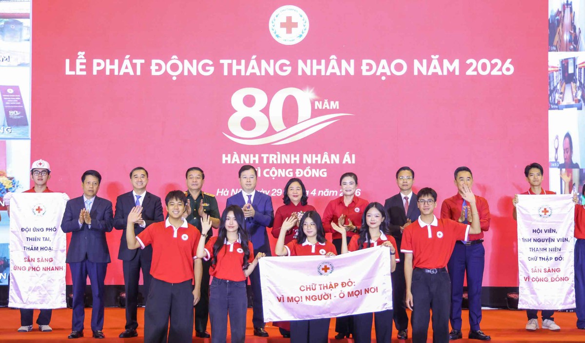 Phát động Tháng Nhân đạo 2026, hỗ trợ sinh kế bền vững cho ít nhất 17 nghìn hộ gia đình- Ảnh 1.