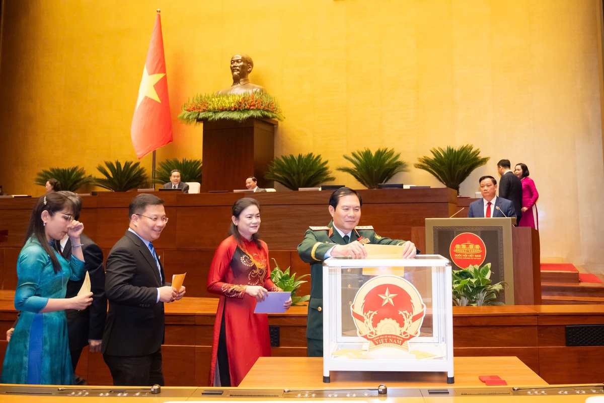 Ông Lê Minh Hưng được bầu giữ chức Thủ tướng Chính phủ- Ảnh 1. Ông Lê Minh Hưng được bầu giữ chức Thủ tướng Chính phủ- Ảnh 1.