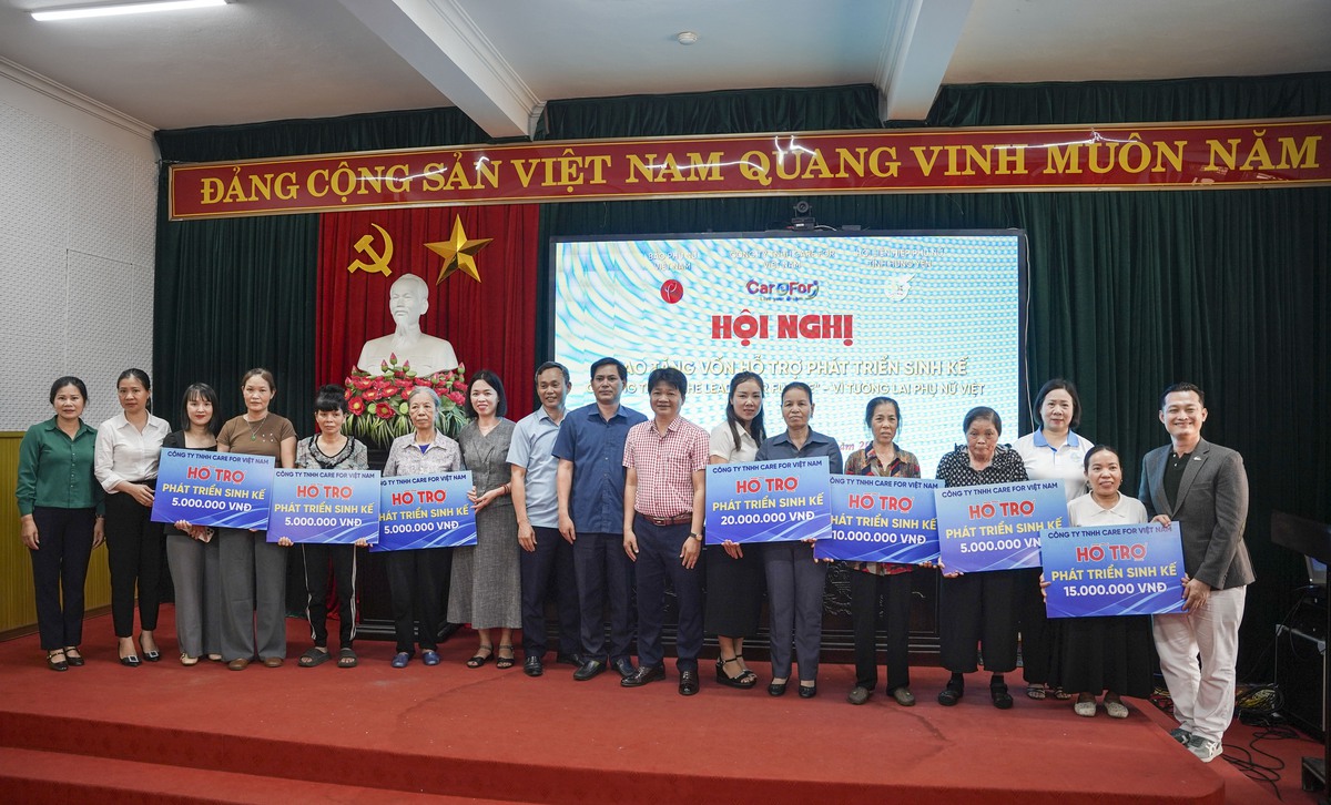 Care For Việt Nam trao vốn cho 10 hợp tác xã, hộ gia đình ở Hưng Yên- Ảnh 1.