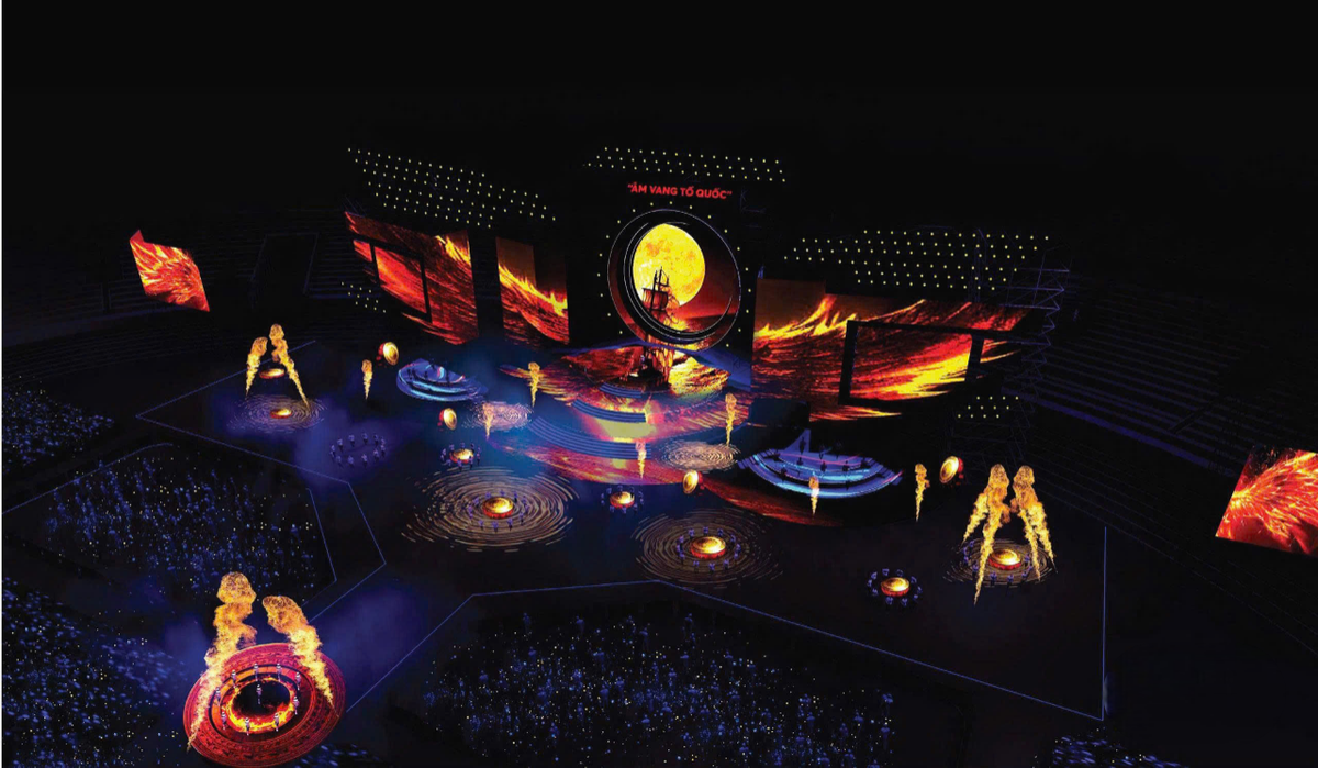 Demo sân khấu chương trình "Âm vang Tổ quốc"