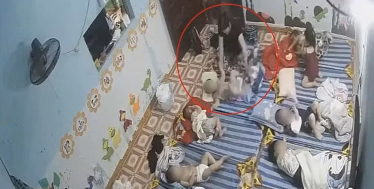 Cô giáo bạo hành trẻ ở Hưng Yên là giáo viên về hưu, chủ cơ sở mầm non- Ảnh 1. Cô giáo bạo hành trẻ ở Hưng Yên là giáo viên về hưu, chủ cơ sở mầm non- Ảnh 1.