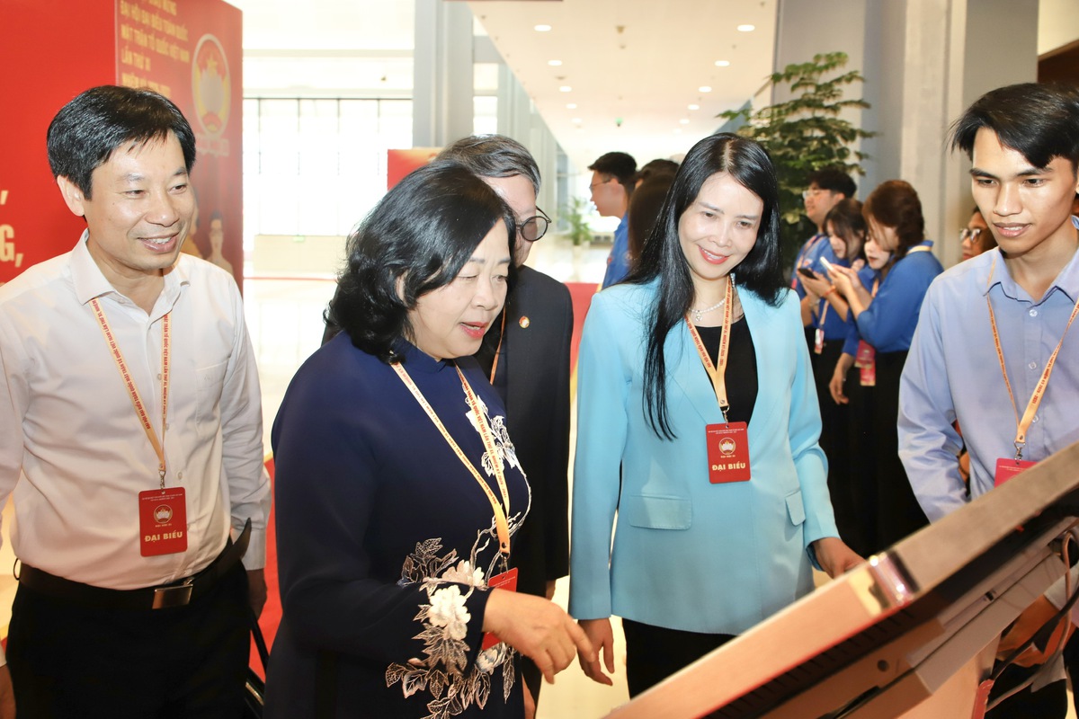 Chùm ảnh: Toàn cảnh phiên làm việc đầu tiên Đại hội đại biểu toàn quốc MTTQ Việt Nam lần thứ XI- Ảnh 13.