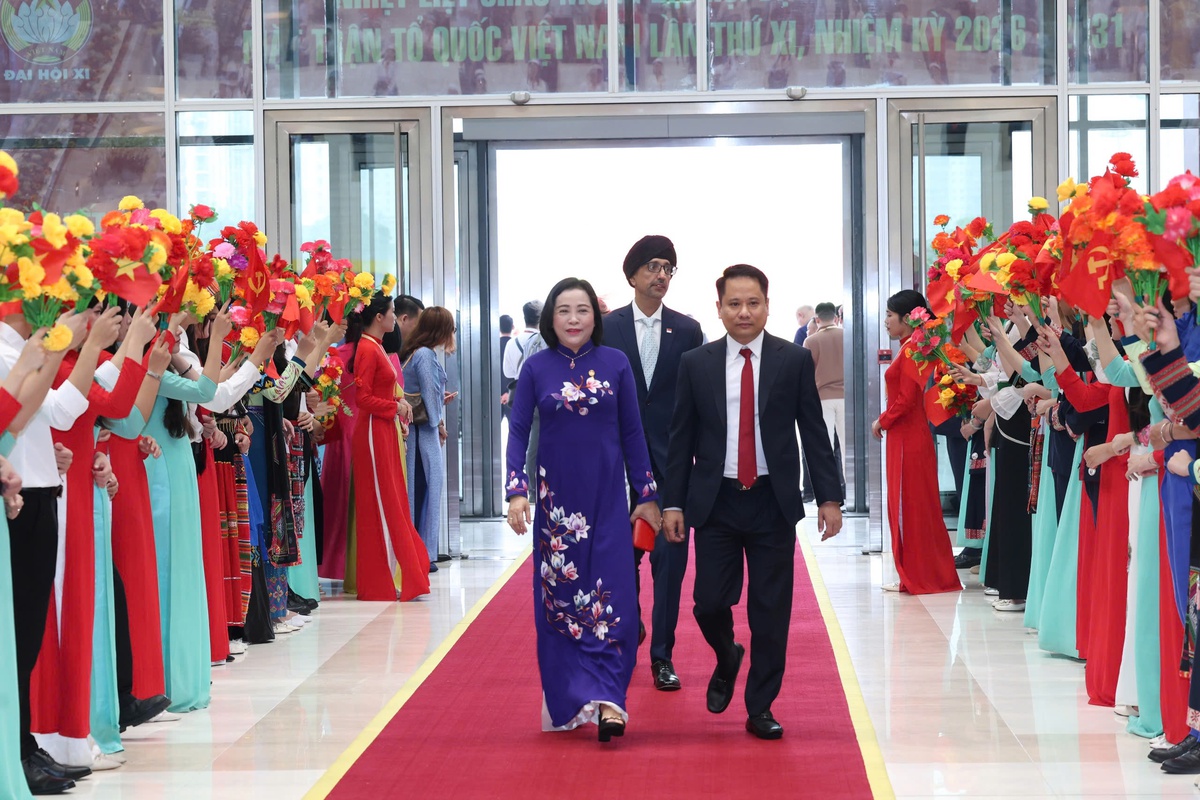 Khai mạc trọng thể Đại hội đại biểu toàn quốc Mặt trận Tổ quốc Việt Nam Việt Nam lần thứ XI- Ảnh 7.