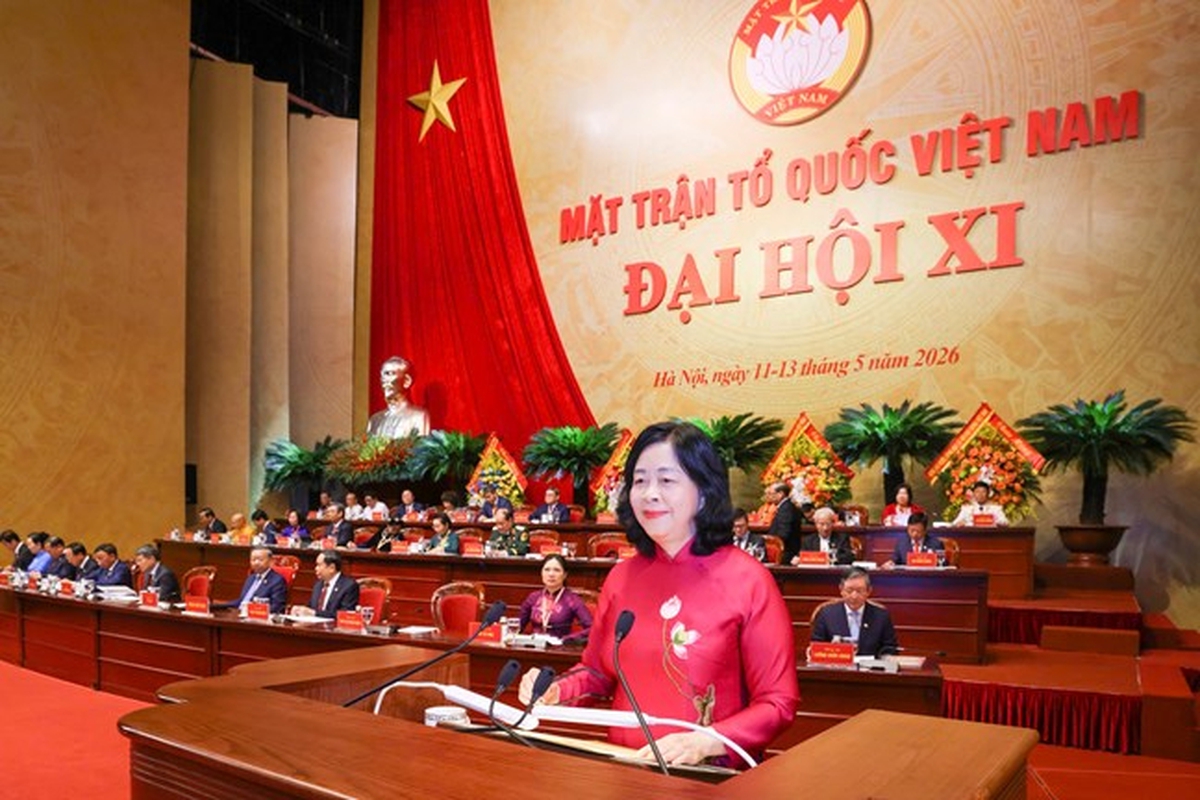 Chùm ảnh: Toàn cảnh phiên chính thức Đại hội đại biểu toàn quốc MTTQ Việt Nam lần thứ XI- Ảnh 5.