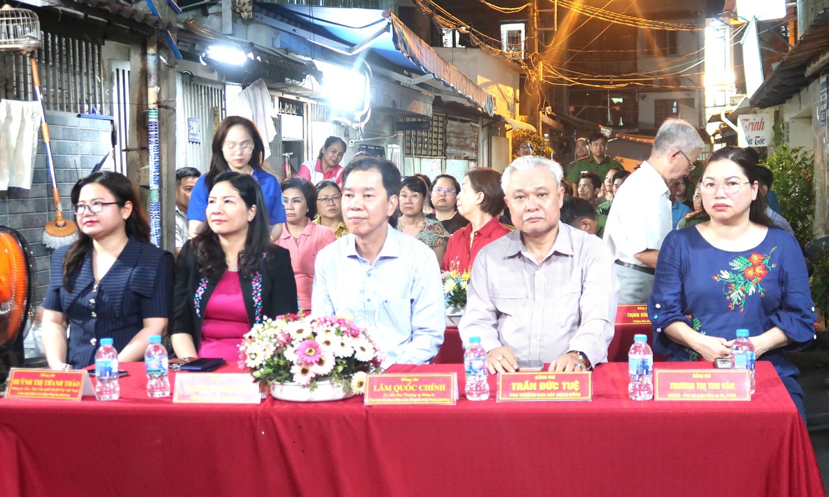 TPHCM: Chung tay xây dựng khu nhà trọ an toàn tại Thạnh Mỹ Tây- Ảnh 1.