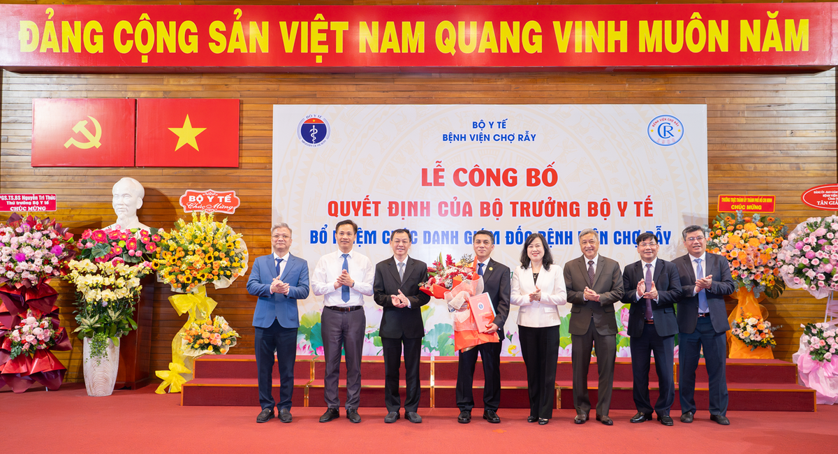 Bệnh viện Chợ Rẫy có tân giám đốc - Ảnh 2.