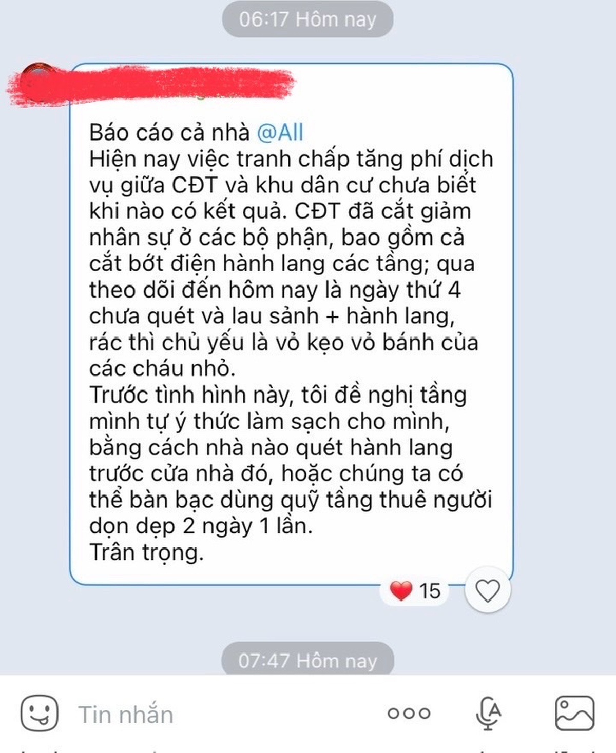 Đơn vị vận hành 12 tòa HH Linh Đàm bị tố đơn phương cắt dịch vụ, cư dân bức xúc- Ảnh 2.