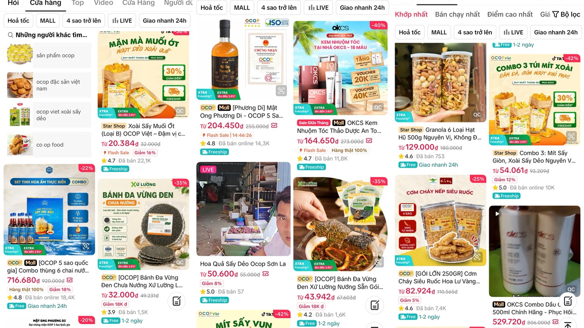 Hơn 200.000 sản phẩm OCOP lên sàn TMĐT, doanh thu nhiều nhà bán tăng 3,5 lần - Ảnh 1.