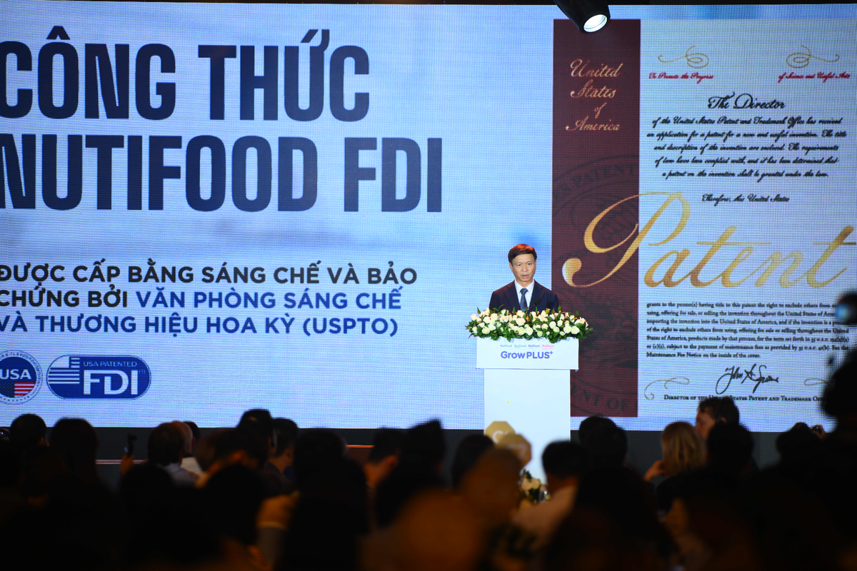 Công thức Nutifood FDI nhận bằng sáng chế từ USPTO Hoa Kỳ, khẳng định giá trị khoa học dinh dưỡng Toàn Cầu.- Ảnh 3.