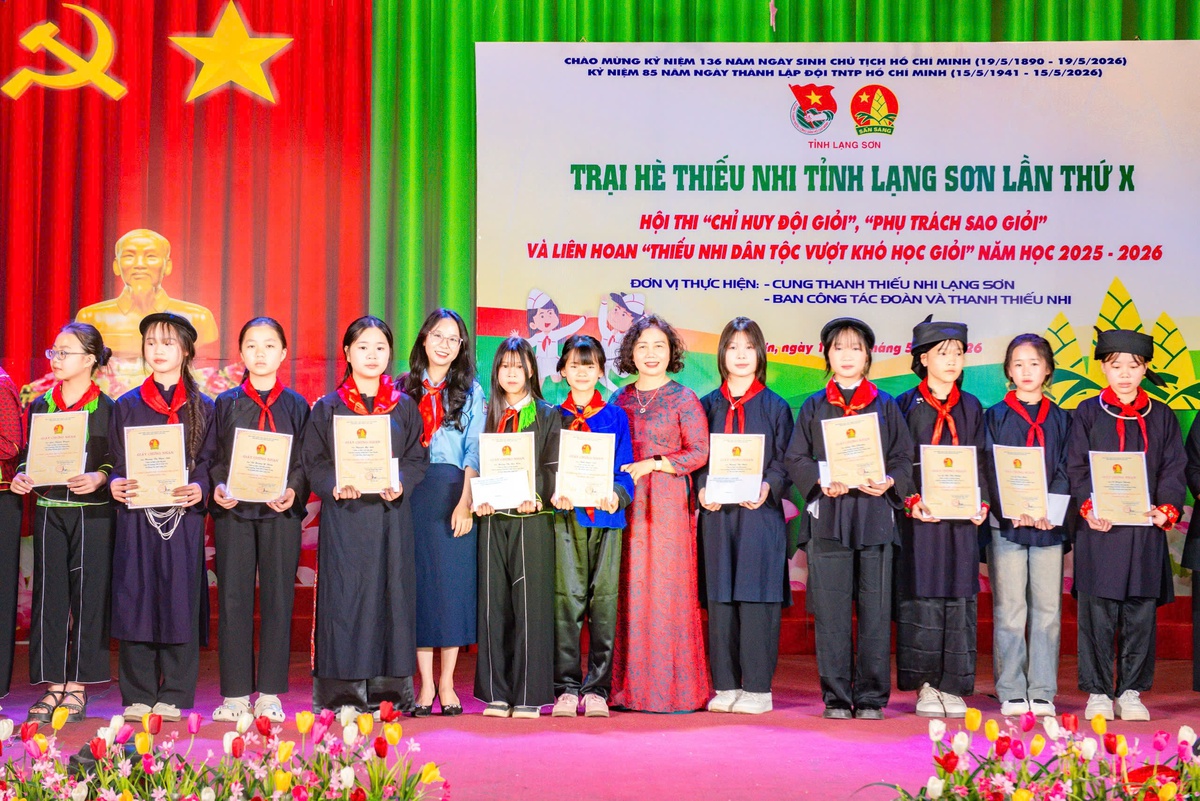 Nhiều Đội viên nữ được tôn vinh trong "Trại hè thiếu nhi Lạng Sơn 2026"- Ảnh 7.