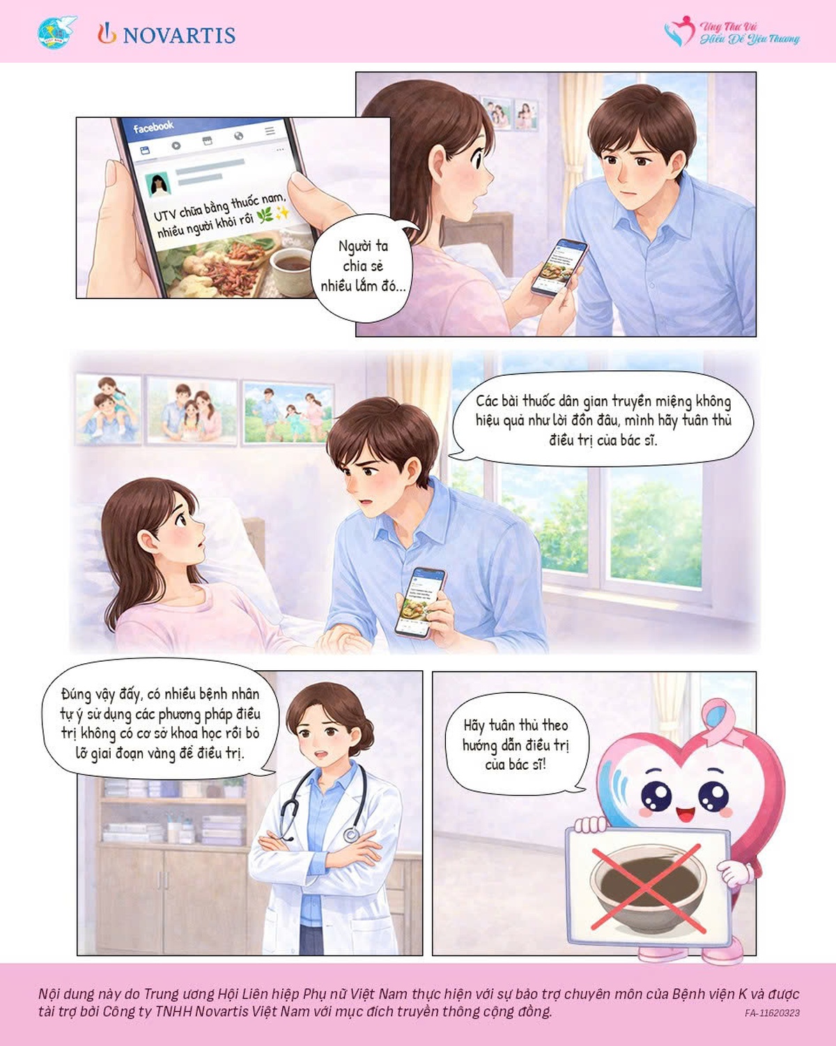 Ung thư vú: Hãy tuân thủ hướng dẫn điều trị của bác sĩ- Ảnh 1.