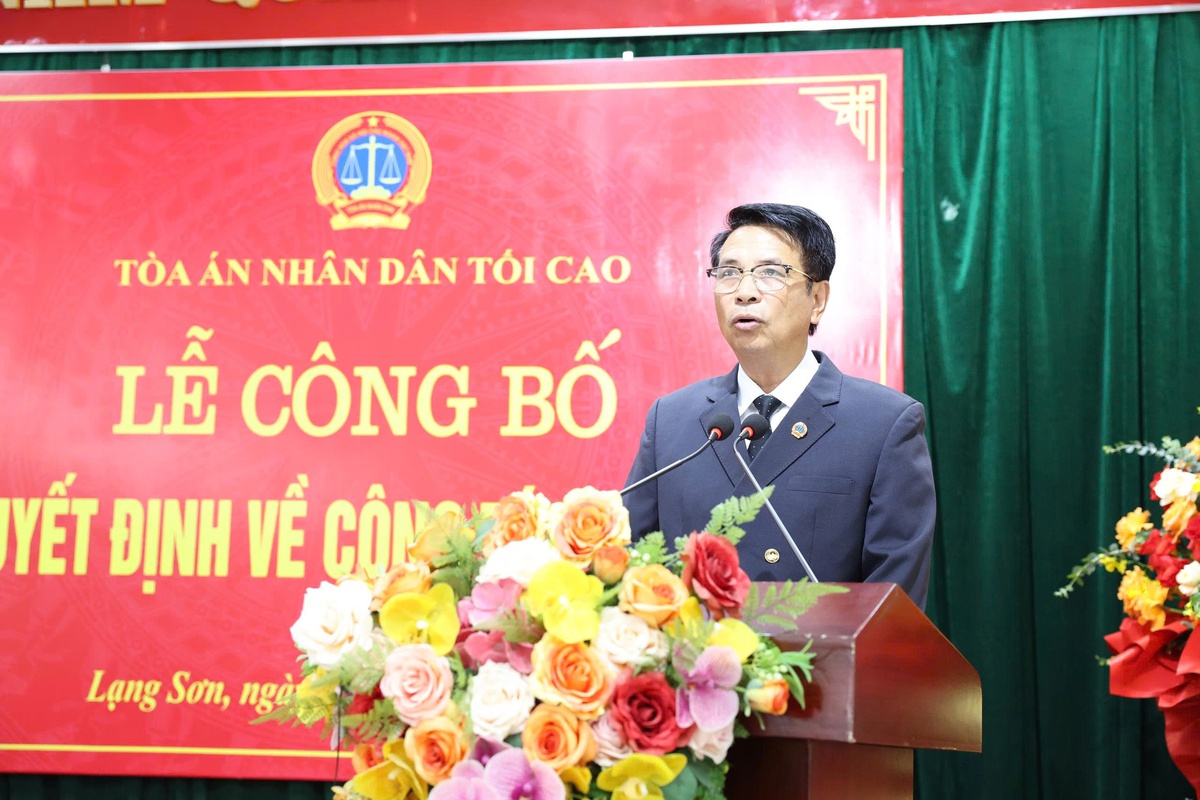 Tòa án nhân dân tỉnh Lạng Sơn có tân Chánh án- Ảnh 2.