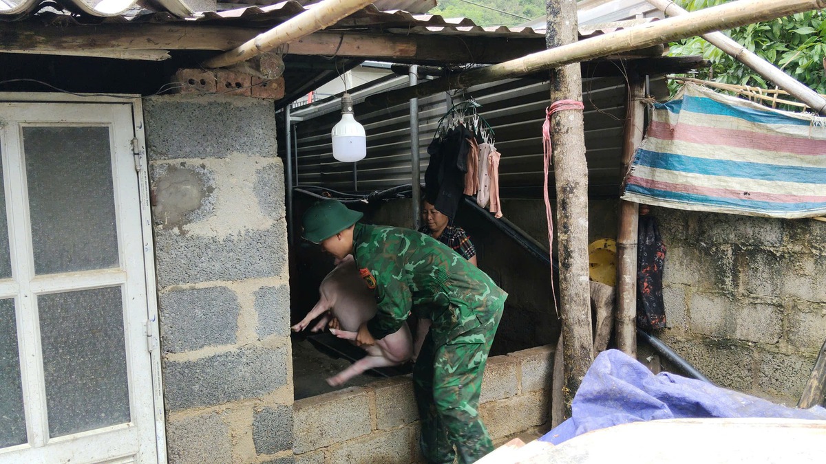 Cán bộ, hội viên phụ nữ Cao Bằng chung sức hỗ trợ người dân khắc phục hậu quả mưa lũ- Ảnh 4.