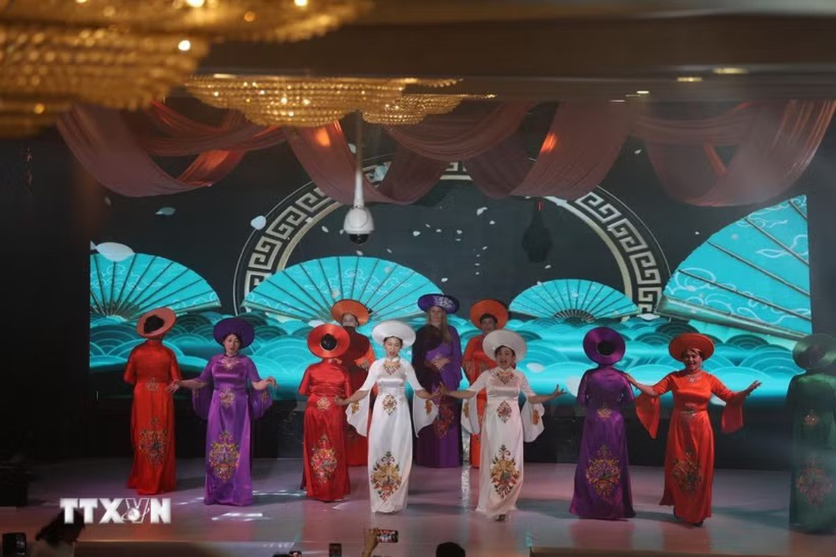 Vietnamese cultural spirit shines through Ao Dai festival in Europe- Ảnh 1.