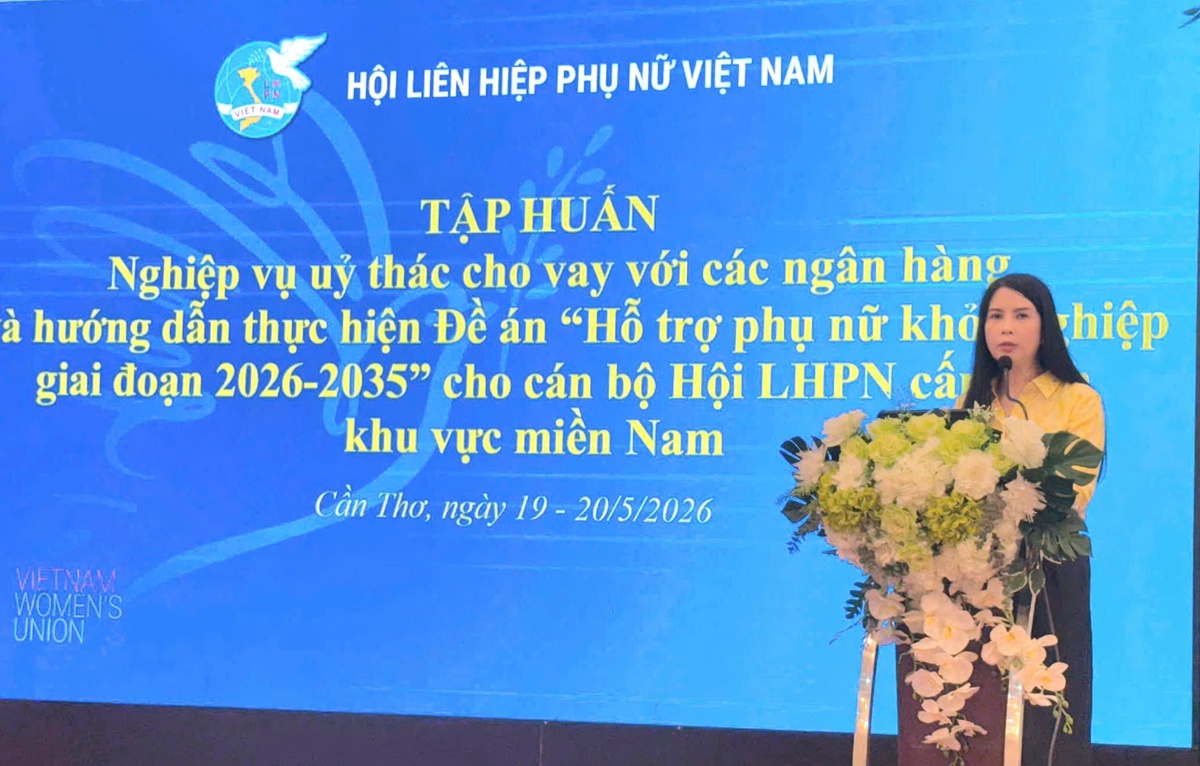 Nâng cao năng lực hỗ trợ phụ nữ khởi nghiệp và quản lý nguồn vốn ủy thác cho cán bộ phụ nữ khu vực miền Nam- Ảnh 1. Nâng cao năng lực hỗ trợ phụ nữ khởi nghiệp và quản lý nguồn vốn ủy thác cho cán bộ phụ nữ khu vực miền Nam- Ảnh 1.