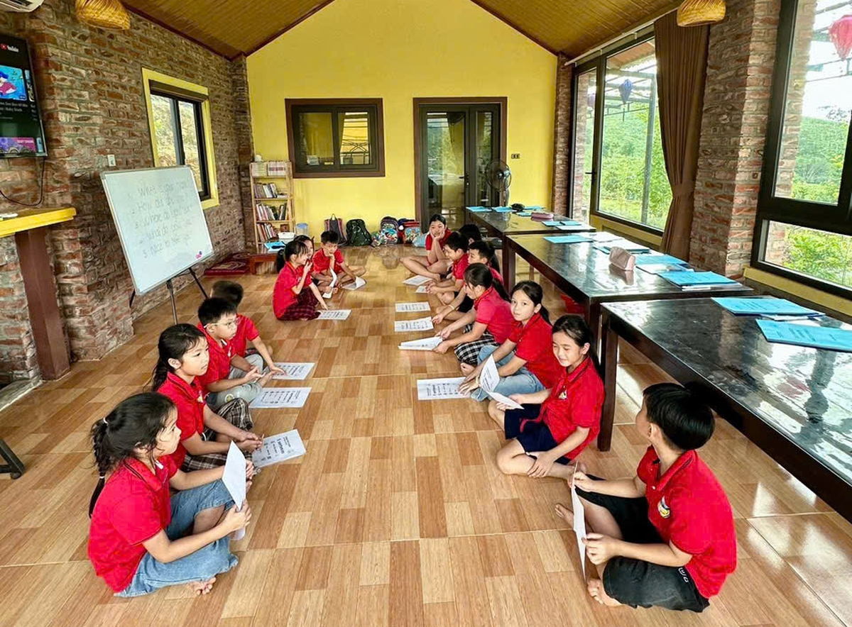 Lớp học tiếng Anh "0" đồng ở Khánh Thượng- Ảnh 5. Lớp học tiếng Anh "0" đồng ở Khánh Thượng- Ảnh 5.
