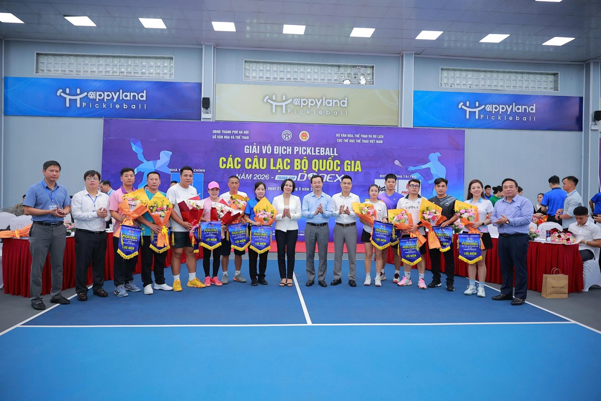 Gần 700 vận động viên tranh tài tại Giải vô địch Pickleball toàn quốc 2026- Ảnh 1.
