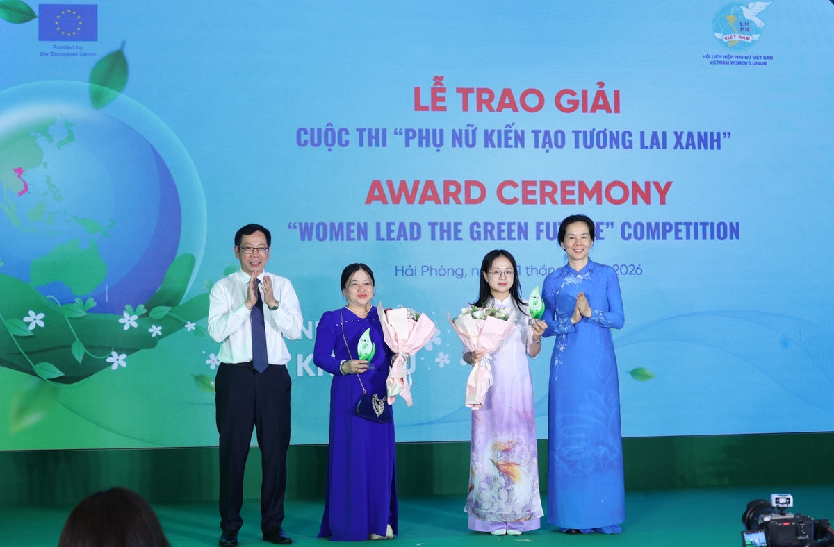 11 sáng kiến xuất sắc đoạt giải Cuộc thi "Phụ nữ kiến tạo tương lai xanh"- Ảnh 1. 11 sáng kiến xuất sắc đoạt giải Cuộc thi "Phụ nữ kiến tạo tương lai xanh"- Ảnh 1.