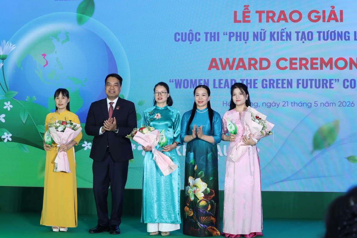 11 sáng kiến xuất sắc đoạt giải Cuộc thi "Phụ nữ kiến tạo tương lai xanh"- Ảnh 3. 11 sáng kiến xuất sắc đoạt giải Cuộc thi "Phụ nữ kiến tạo tương lai xanh"- Ảnh 3.