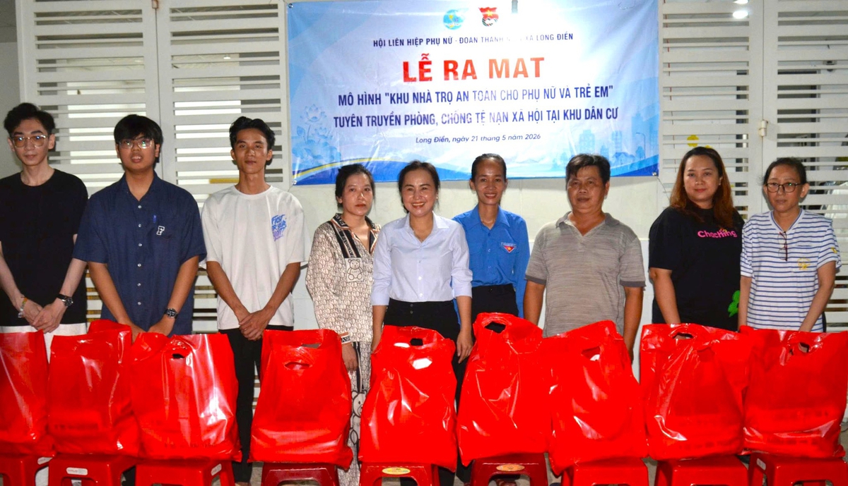 Ra mắt "Khu nhà trọ an toàn cho phụ nữ và trẻ em" tại xã Long Điền- Ảnh 2. Ra mắt "Khu nhà trọ an toàn cho phụ nữ và trẻ em" tại xã Long Điền- Ảnh 2.
