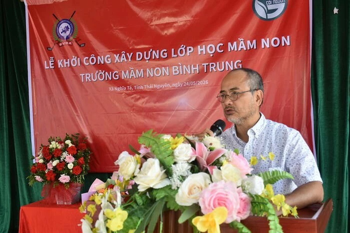 European Overseas Vietnamese build classroom for disadvantaged children in Thai Nguyen- Ảnh 1. European Overseas Vietnamese build classroom for disadvantaged children in Thai Nguyen- Ảnh 1.