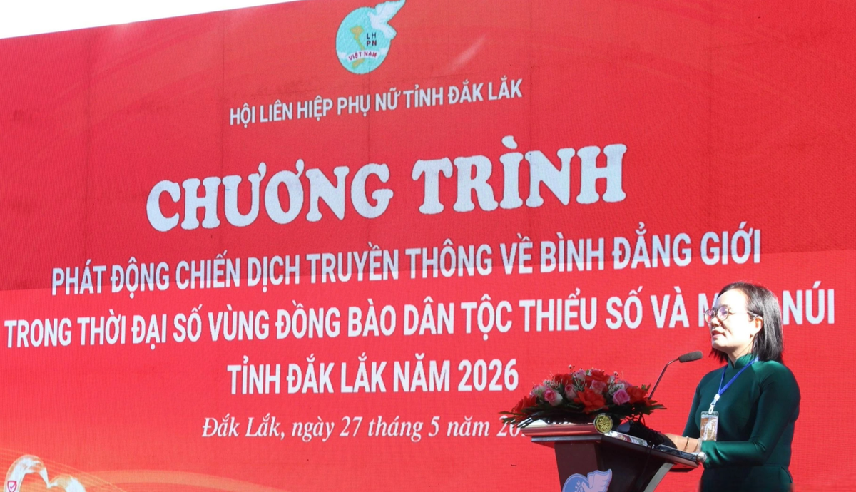 Hội LHPN tỉnh Đắk Lắk phát động Chiến dịch truyền thông về bình đẳng giới- Ảnh 2.