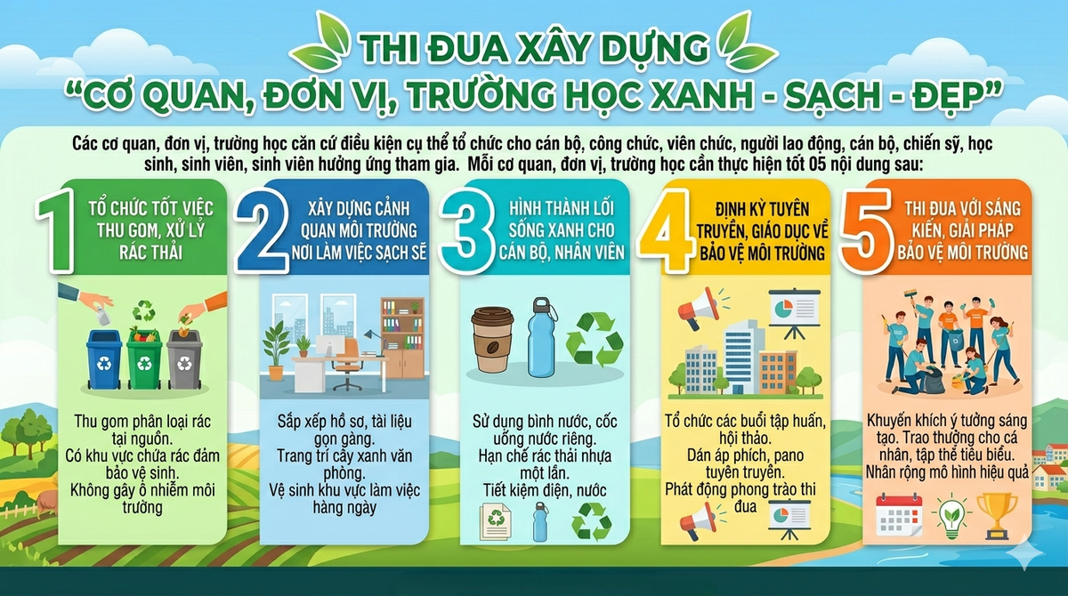 Phát động phong trào thi đua "Toàn dân chung tay bảo vệ môi trường,  vì một Việt Nam xanh - sạch - đẹp"- Ảnh 4.