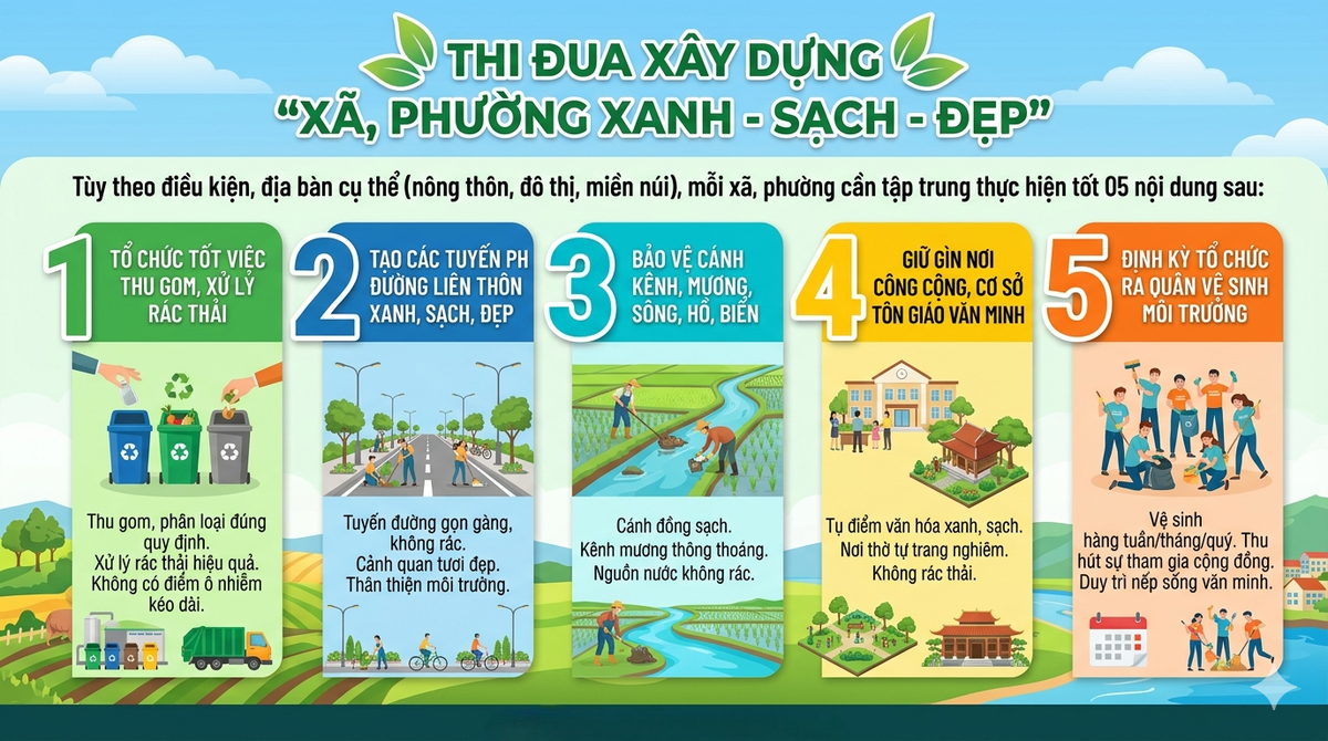 Phát động phong trào thi đua "Toàn dân chung tay bảo vệ môi trường,  vì một Việt Nam xanh - sạch - đẹp"- Ảnh 3.