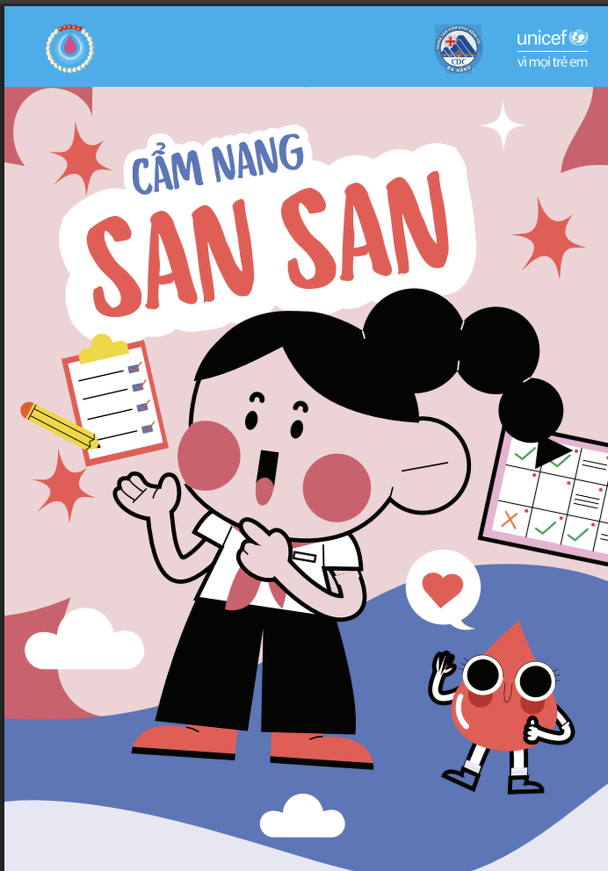 Ngày Vệ sinh Kinh nguyệt thế giới (28/5): "Cẩm nang San San" đồng hành cùng các em gái tuổi dậy thì- Ảnh 1. Ngày Vệ sinh Kinh nguyệt thế giới (28/5): "Cẩm nang San San" đồng hành cùng các em gái tuổi dậy thì- Ảnh 1.