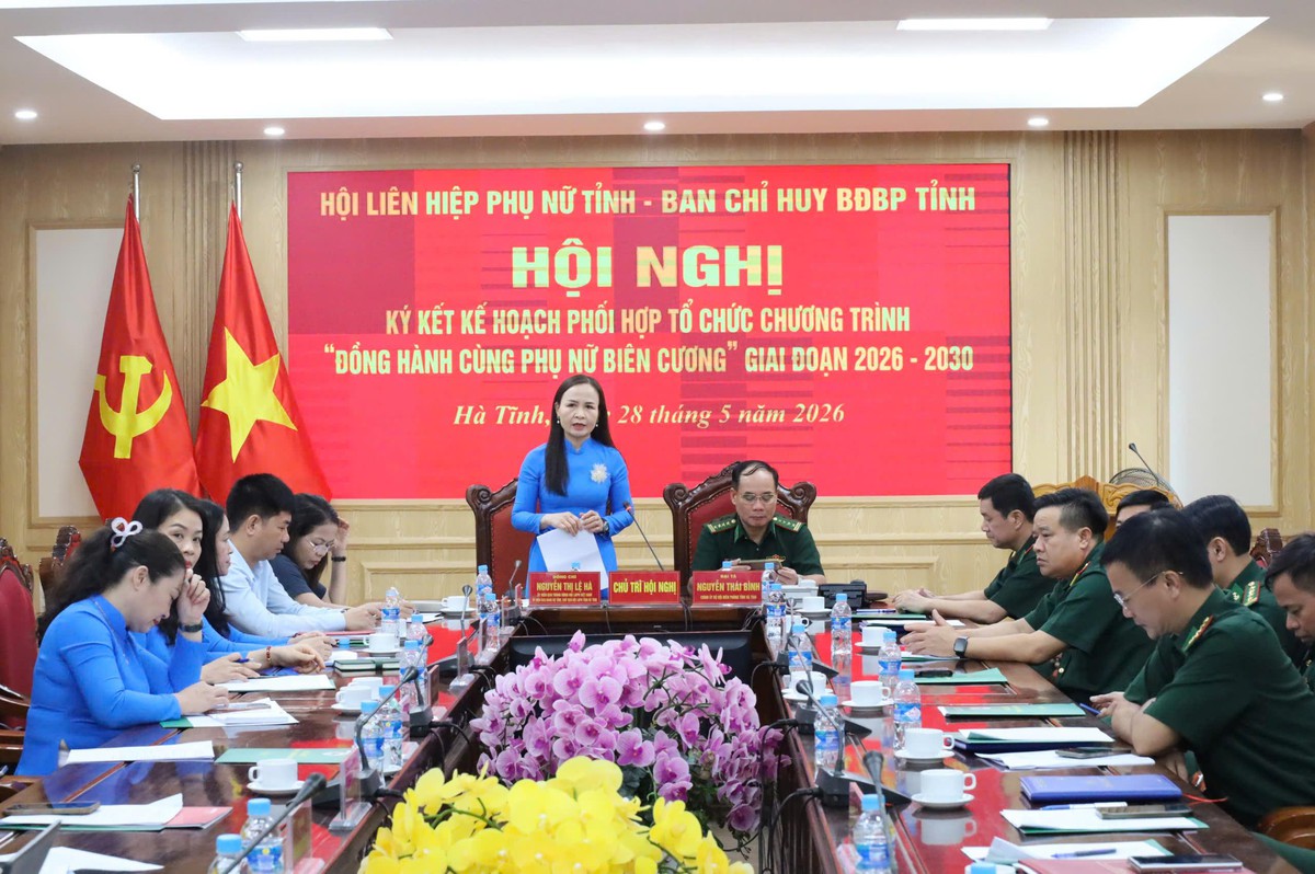 Hà Tĩnh ký kết chương trình "Đồng hành cùng phụ nữ biên cương" giai đoạn 2026-2030- Ảnh 1.