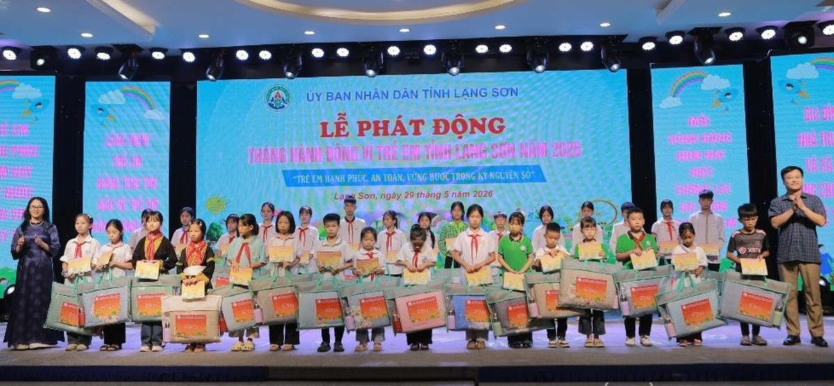 Lạng Sơn triển khai nhiều hoạt động chăm sóc, bảo vệ trẻ em - Ảnh 4. Lạng Sơn triển khai nhiều hoạt động chăm sóc, bảo vệ trẻ em - Ảnh 4.