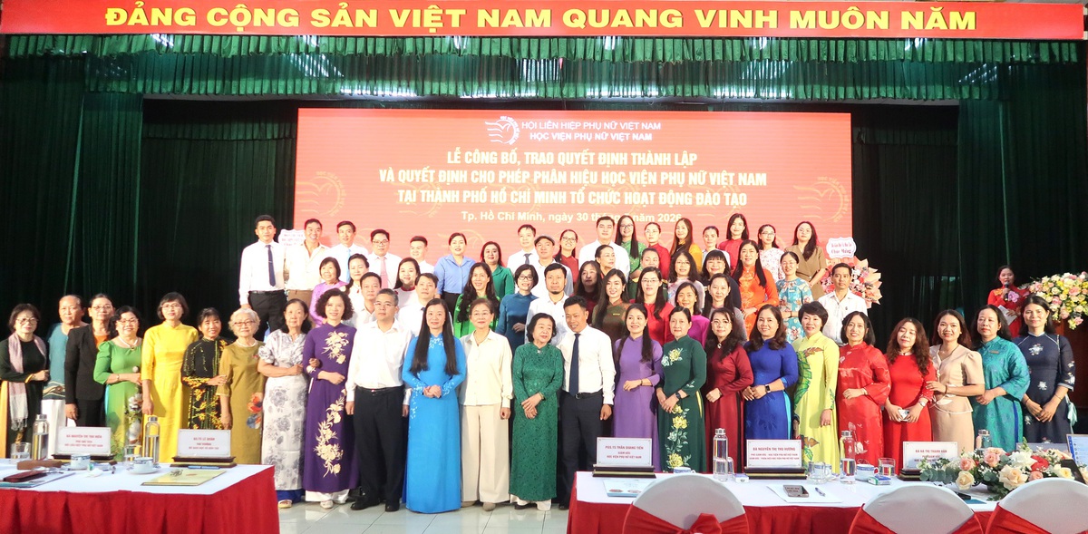 Phân hiệu Học viện Phụ nữ Việt Nam tại TPHCM chính thức được phép đào tạo- Ảnh 5. Phân hiệu Học viện Phụ nữ Việt Nam tại TPHCM chính thức được phép đào tạo- Ảnh 5.