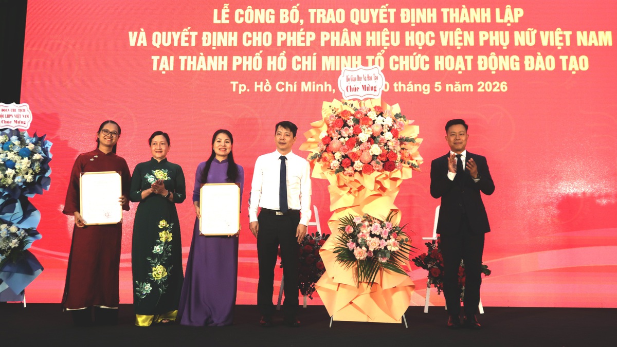 Phân hiệu Học viện Phụ nữ Việt Nam tại TPHCM chính thức được phép đào tạo- Ảnh 2. Phân hiệu Học viện Phụ nữ Việt Nam tại TPHCM chính thức được phép đào tạo- Ảnh 2.
