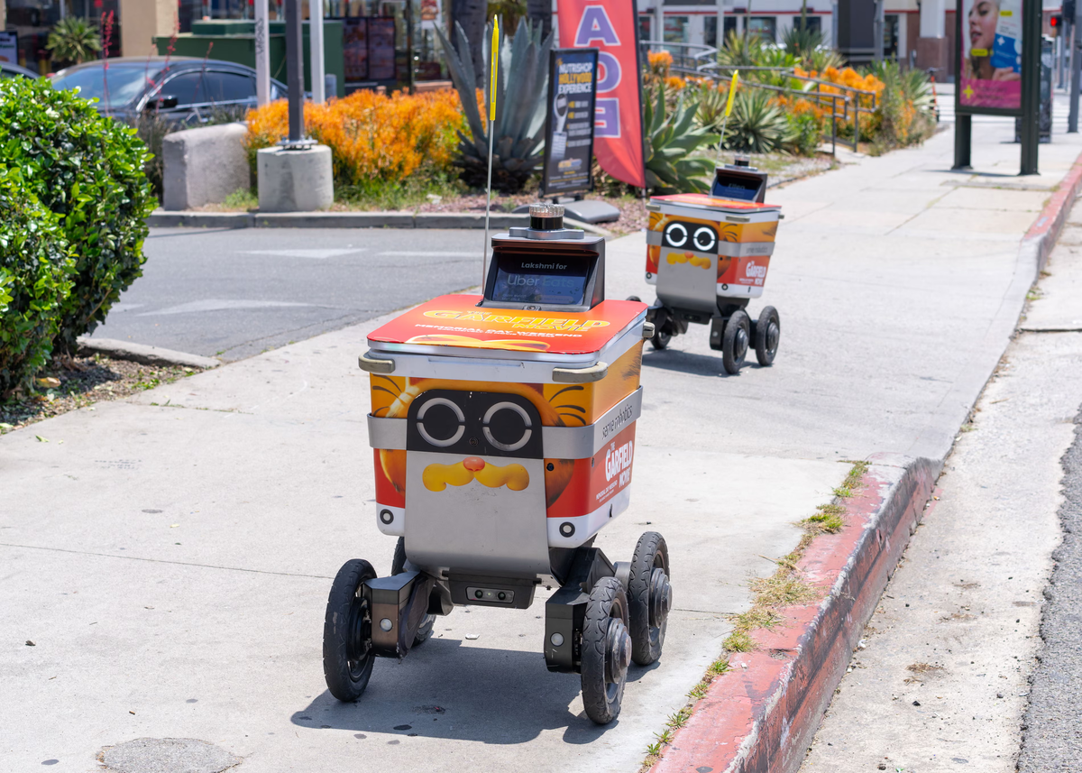 Robot giao hàng và cuộc cạnh tranh vỉa hè tại Los Angeles- Ảnh 2. Robot giao hàng và cuộc cạnh tranh vỉa hè tại Los Angeles- Ảnh 2.
