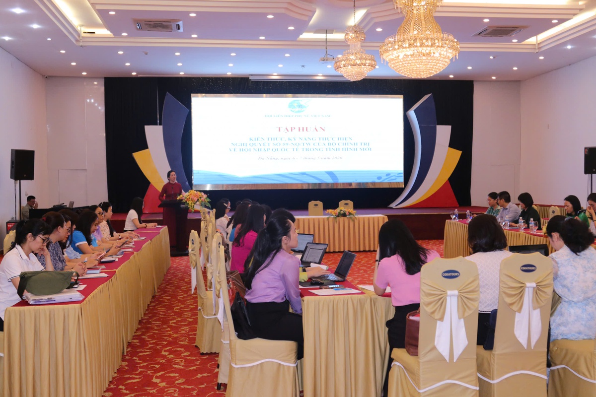Tăng cường năng lực hội nhập quốc tế cho cán bộ Hội khu vực miền Trung - Tây Nguyên- Ảnh 1.