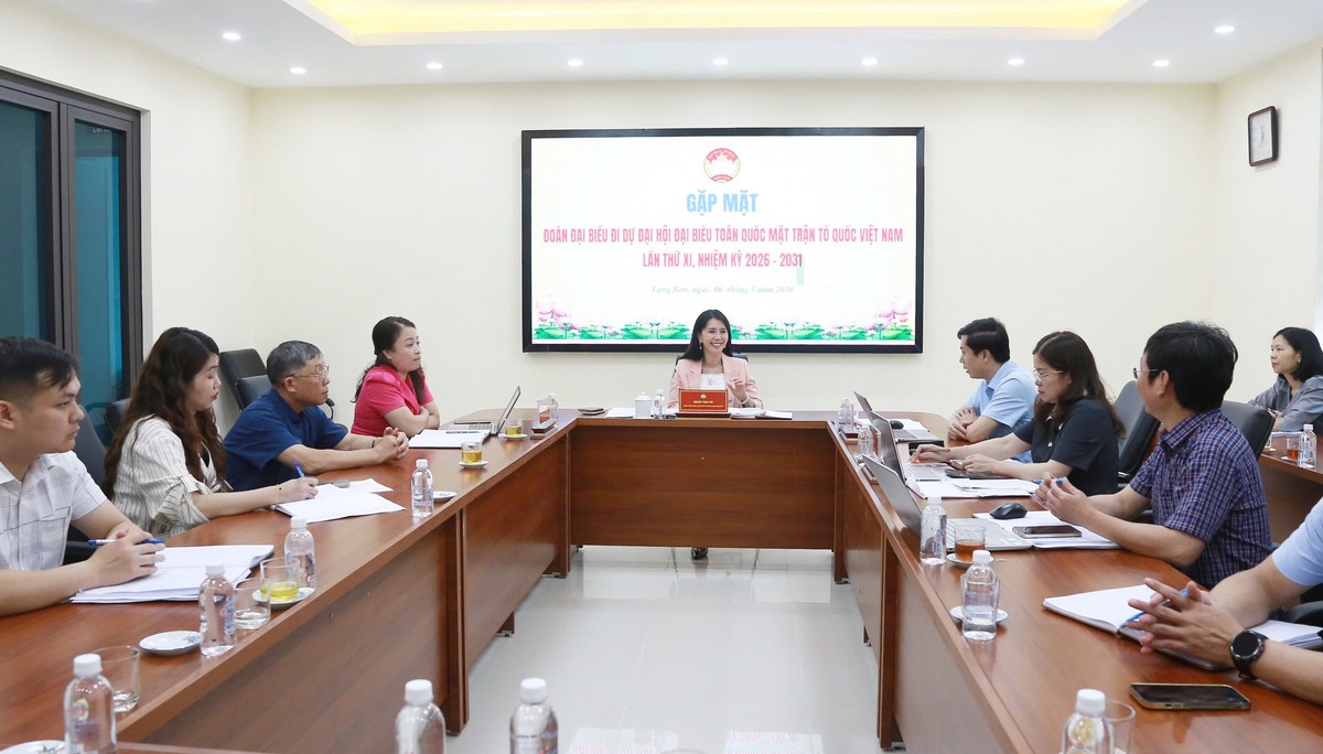Bà Đoàn Thu Hà làm Trưởng đoàn đại biểu Lạng Sơn dự Đại hội toàn quốc MTTQ Việt Nam XI- Ảnh 1.