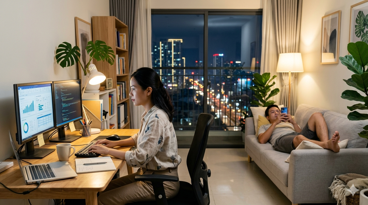Vợ ngược xuôi "vắt sức" kiếm tiền, chồng thản nhiên "từ từ rồi tính”- Ảnh 1.
