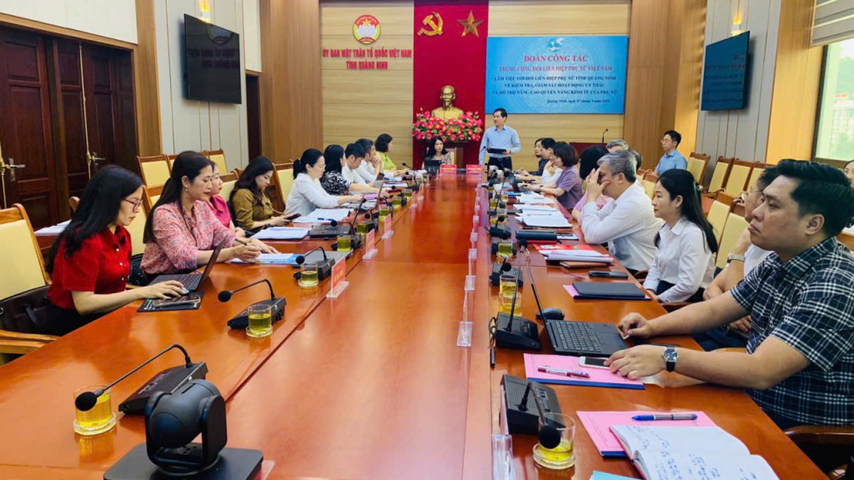 Trung ương Hội LHPN Việt Nam kiểm tra hoạt động ủy thác cho vay tại Quảng Ninh- Ảnh 1.