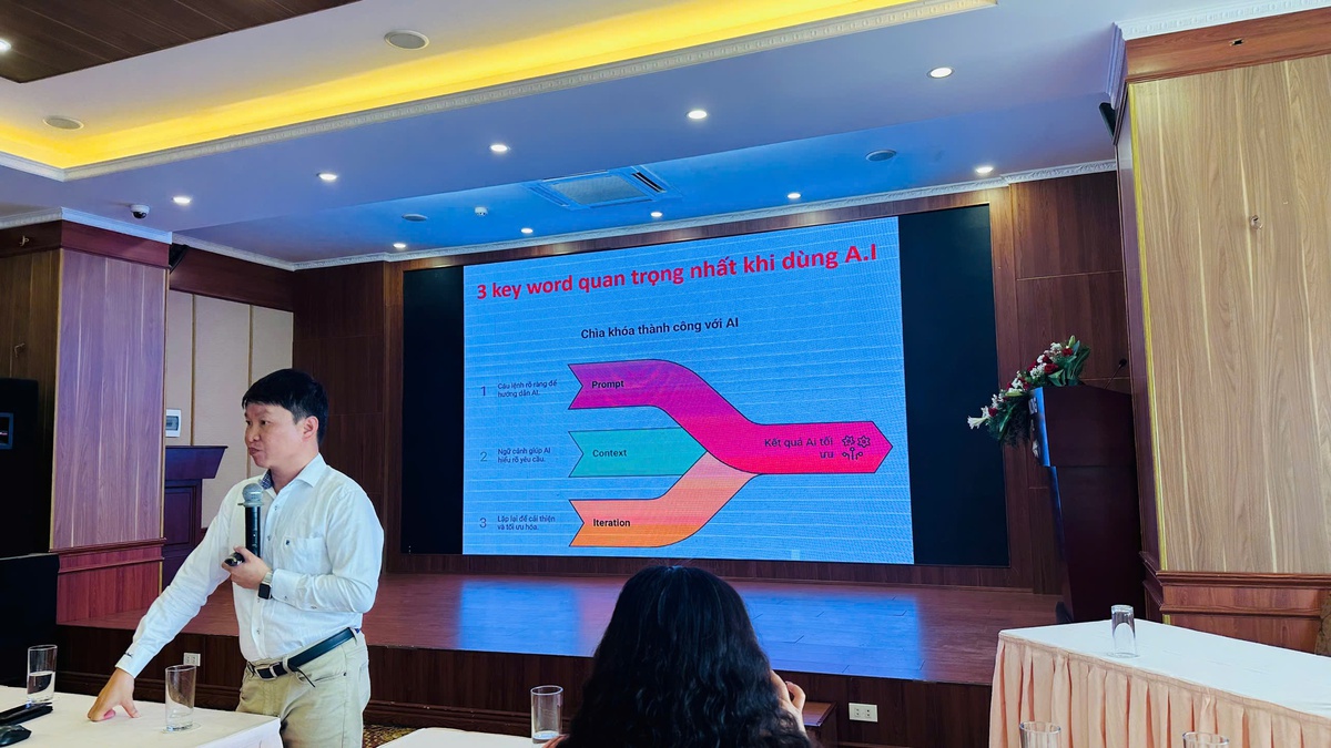 Hội LHPN Việt Nam tập huấn ứng dụng AI cho lãnh đạo, cán bộ Hội khu vực phía Bắc- Ảnh 1.