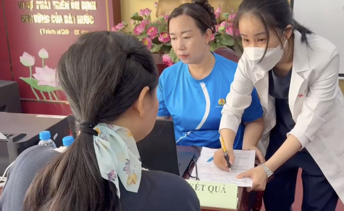 Dùng AI tầm soát ung thư cổ tử cung miễn phí cho hơn 12.000 nữ công nhân- Ảnh 1.