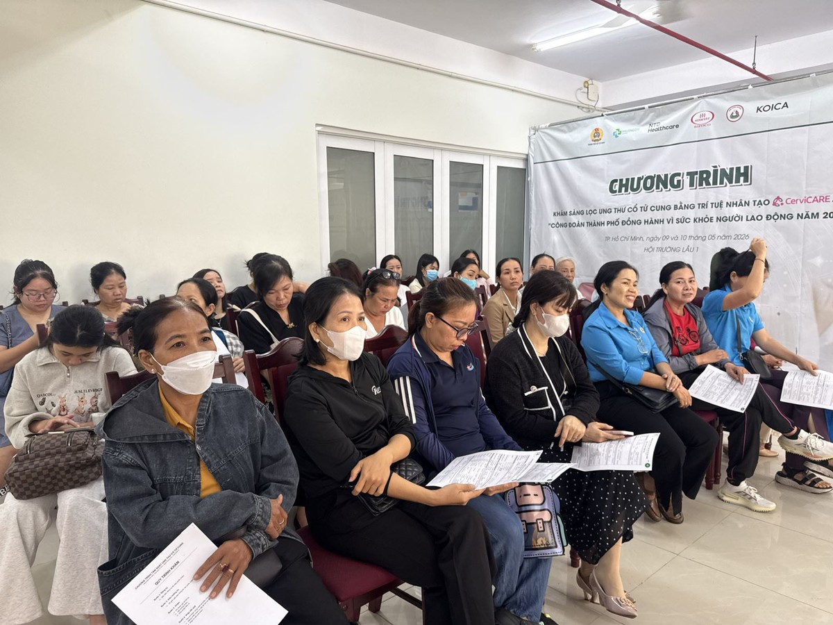 Dùng AI tầm soát ung thư cổ tử cung miễn phí cho hơn 12.000 nữ công nhân- Ảnh 2.