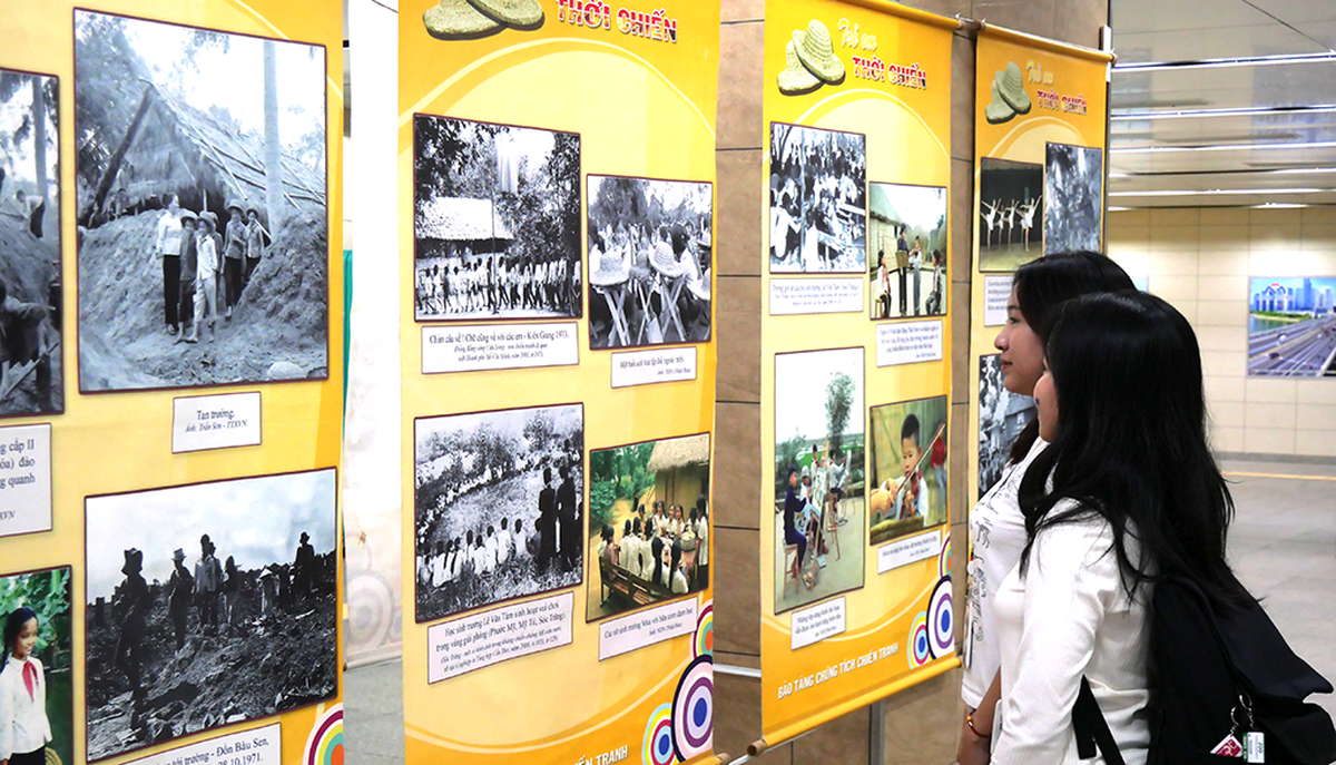 TPHCM: Giới thiệu nhiều hình ảnh, tư liệu "Trẻ em thời chiến" tại ga ngầm Nhà hát Thành phố- Ảnh 8.
