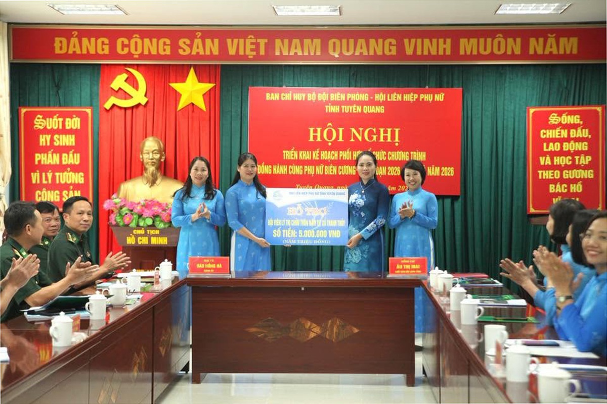 Tuyên Quang: Ký kết chương trình "Đồng hành cùng phụ nữ biên cương" giai đoạn 2026 - 2030- Ảnh 2. Tuyên Quang: Ký kết chương trình "Đồng hành cùng phụ nữ biên cương" giai đoạn 2026 - 2030- Ảnh 2.