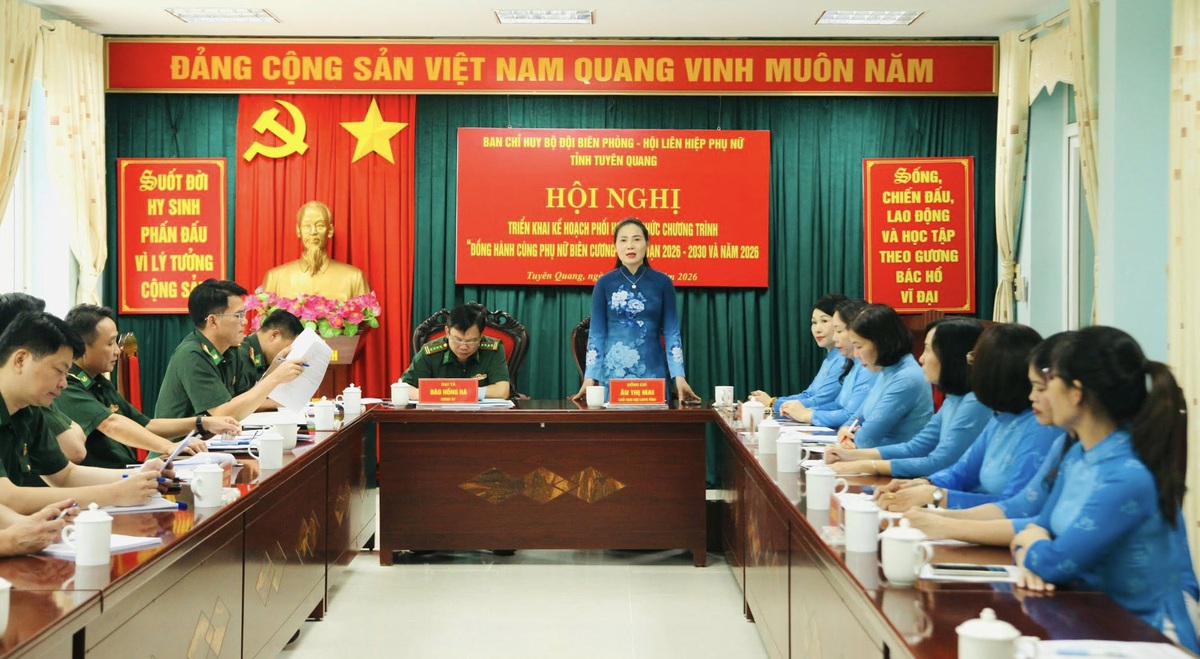 Tuyên Quang: Ký kết chương trình "Đồng hành cùng phụ nữ biên cương" giai đoạn 2026 - 2030- Ảnh 1. Tuyên Quang: Ký kết chương trình "Đồng hành cùng phụ nữ biên cương" giai đoạn 2026 - 2030- Ảnh 1.